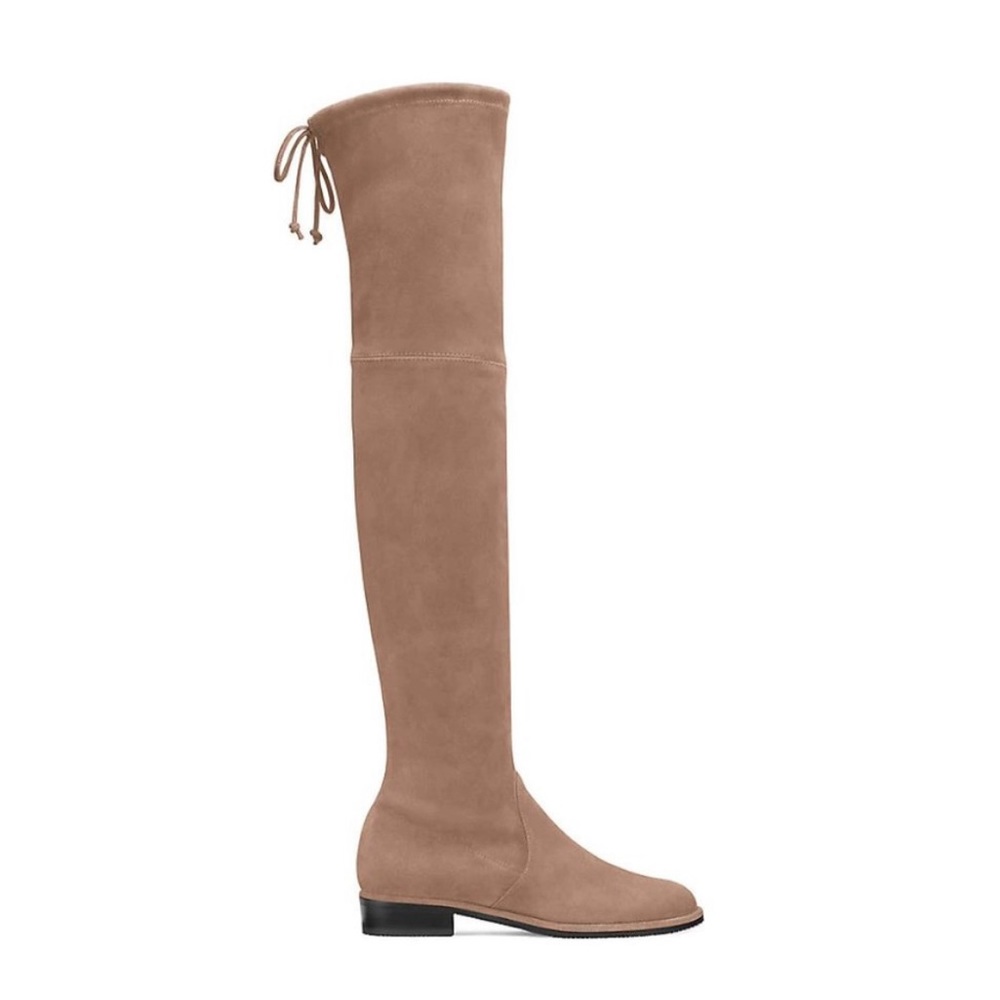 Stuart Weitzman SW lowland over the knee boots taupe 36.5